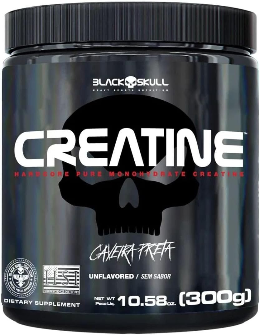 Creatina Monohidratada Black Skull 300g
